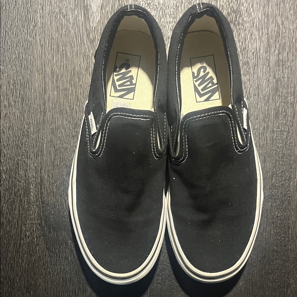 Vans Classic Black Slip-On Shoes
